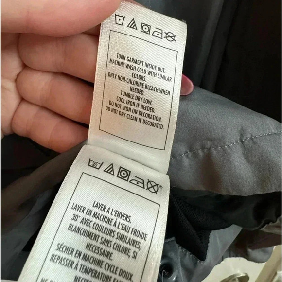 Disney Parks 1955 Disneyland Black Gray Zip Up Windbreaker Rain Jacket Medium - Picture 7 of 14